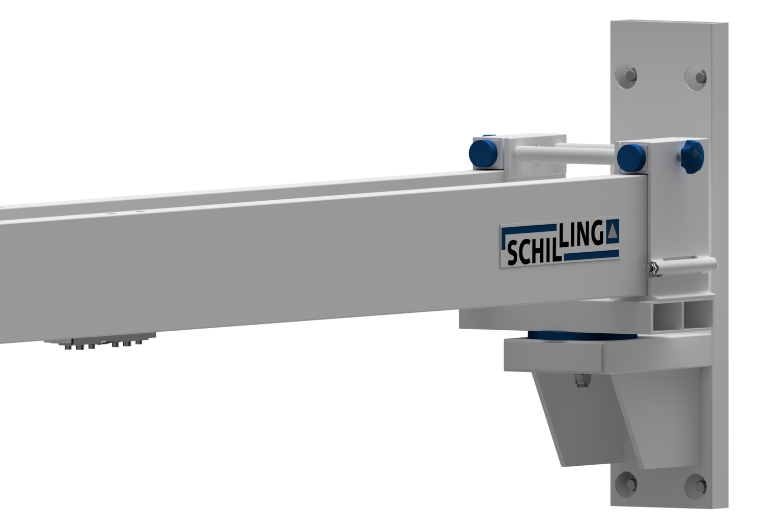 Abbildung einer Wandkonsole mit der Aufschrift „Schilling“ auf der Seite.