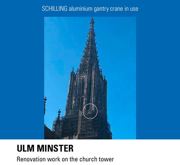 Ulm Minster – Renovation work on the church Tower