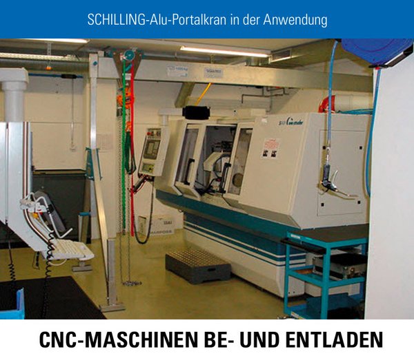 CNC-Maschinen be- und entladen 