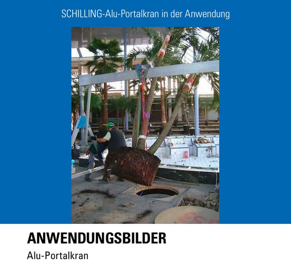 Anwendungsbilder – Alu-Portalkran