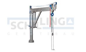 Workshop slewing crane 