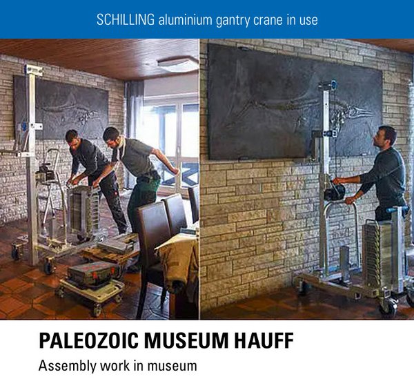 Paleozoic Museum Hauff – assembly work in museum