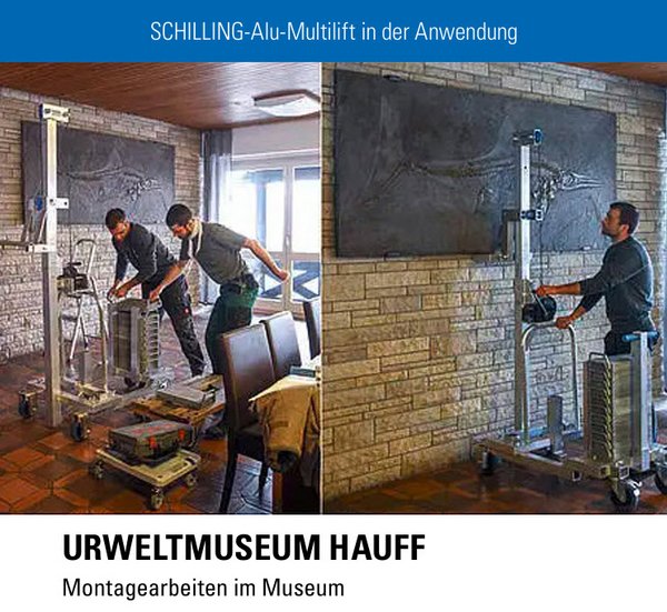Urweltmuseum Hauff – Montagearbeiten