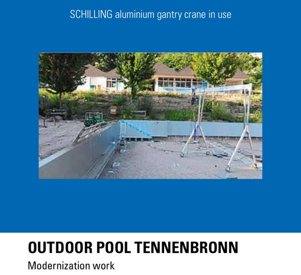 Tennenbronn outdoor pool – modernisation work
