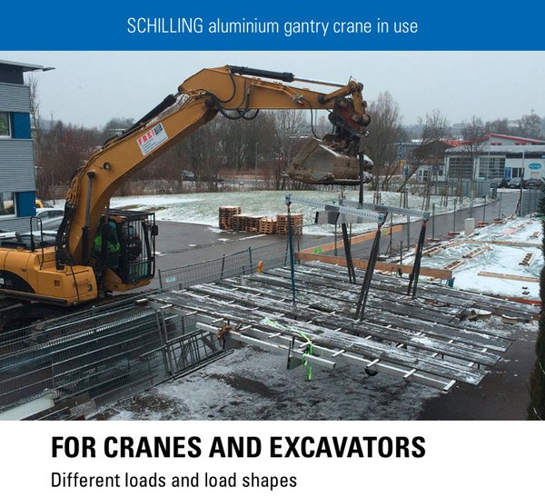 For Cranes and Excavators - Different loads and load shapes