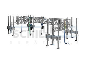 Aluminium Gantry Crane for a production line