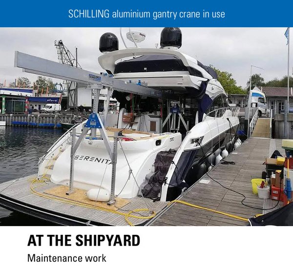At the shipyard – Maintenance work