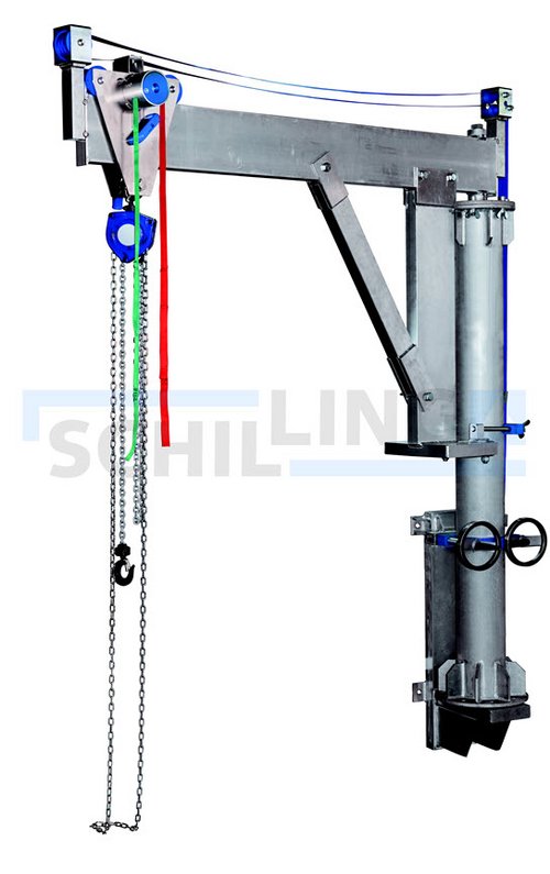 slewing crane / column-mounted slewing jib crane 