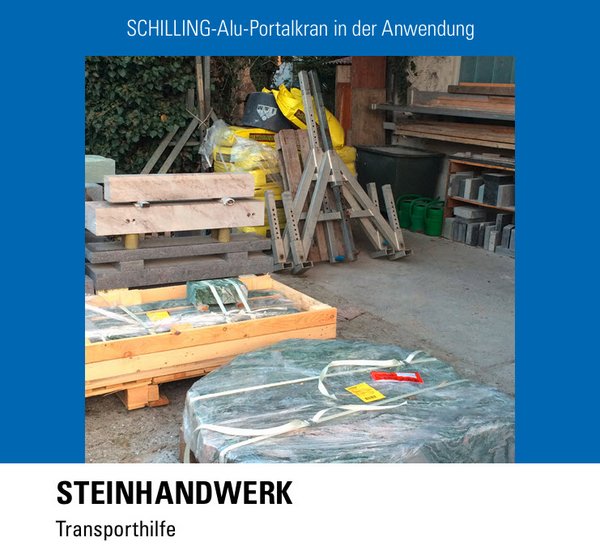 Steinhandwerk – Transporthilfe