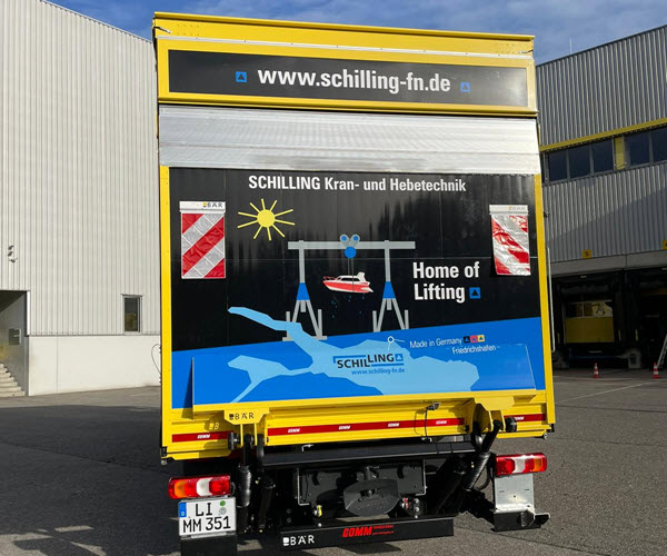 Truck advertising