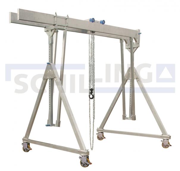 Aluminium Gantry Crane with double beam