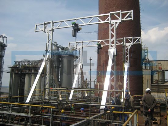Special production of aluminum gantry crane