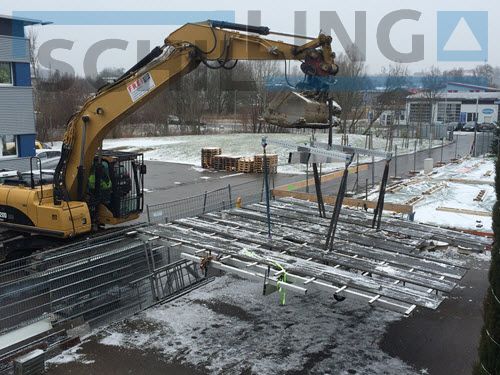 Poutrelles de charge en aluminium en forme de H