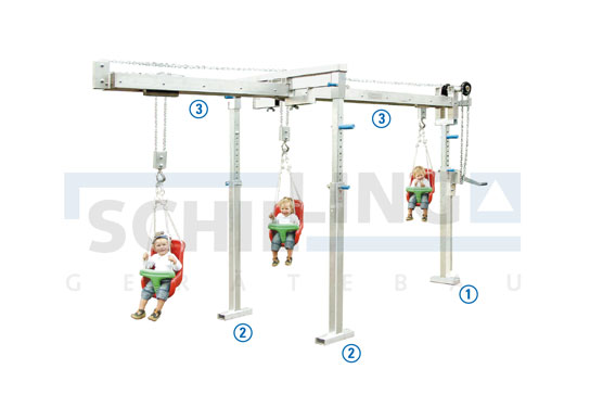 Aluminium Gantry Crane - integrated cantilever