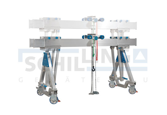 Aluminium Gantry Crane - small dimensions