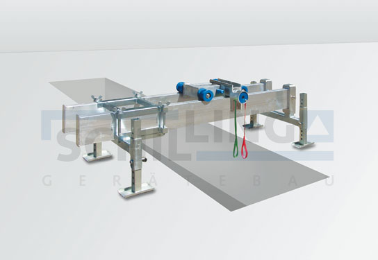 Macara specială de tip portal din aluminiu - Pentru lucrări de revizie