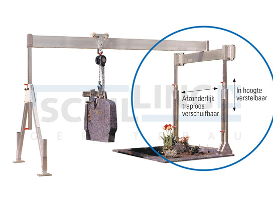 Kraanarm-zijframe voor aluminium portaalkranen
