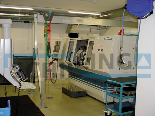 CNC machine gantry crane