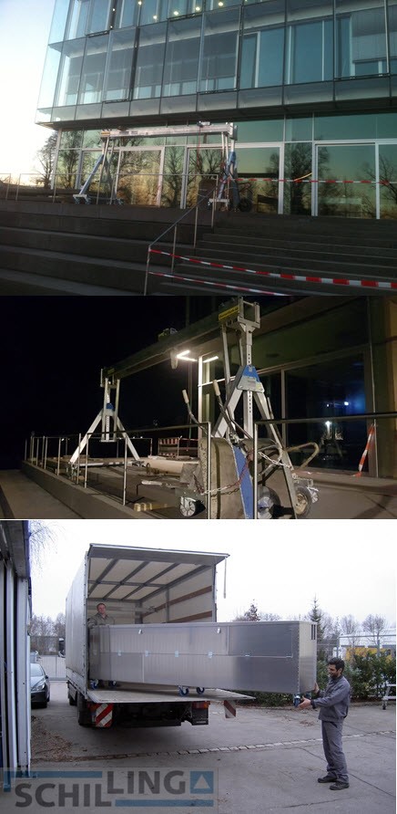 Mobile gantry crane at Zeppelin University